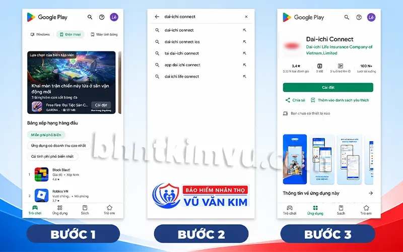 Tải app Dai-ichi Connect trên điện thoại Android