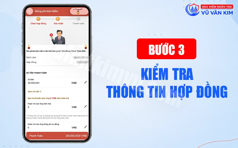 Kiểm tra thông tin hợp đồng