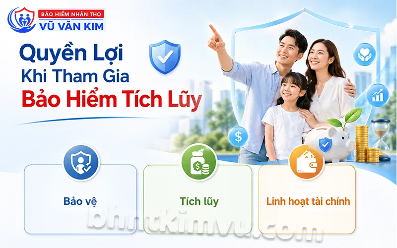 Quyền lợi khi tham gia bảo hiểm tích lũy