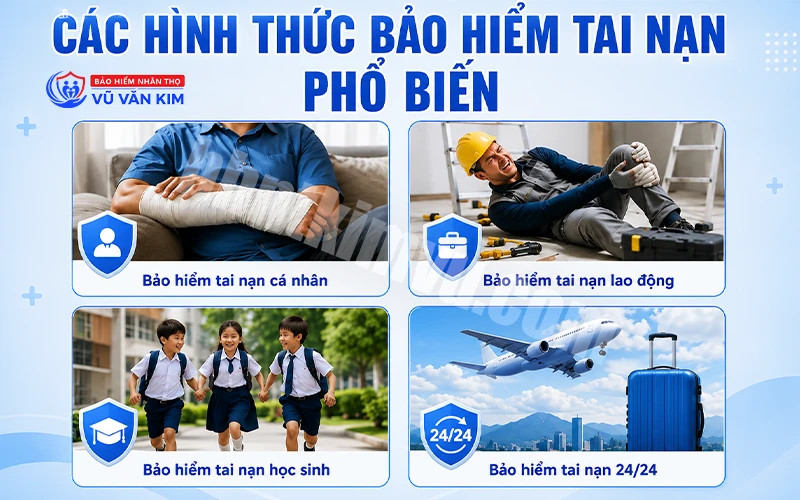 Các hình thức Bảo hiểm tai nạn phổ biến