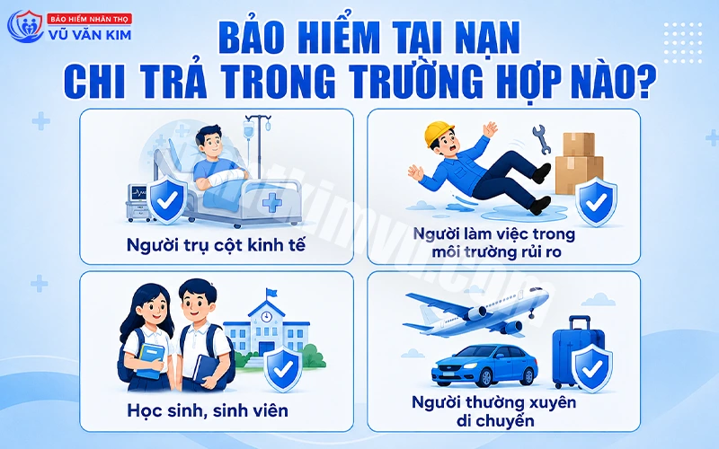 Các trường hợp chi trả trong bảo hiểm tai nạn