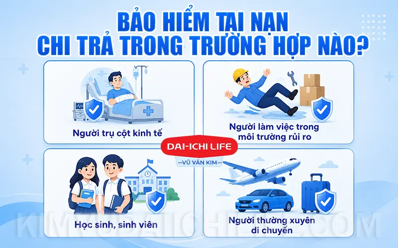 Các trường hợp chi trả trong bảo hiểm tai nạn
