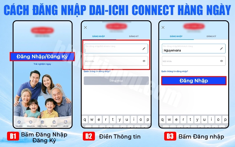 Đăng nhập Dai-ichi Connect