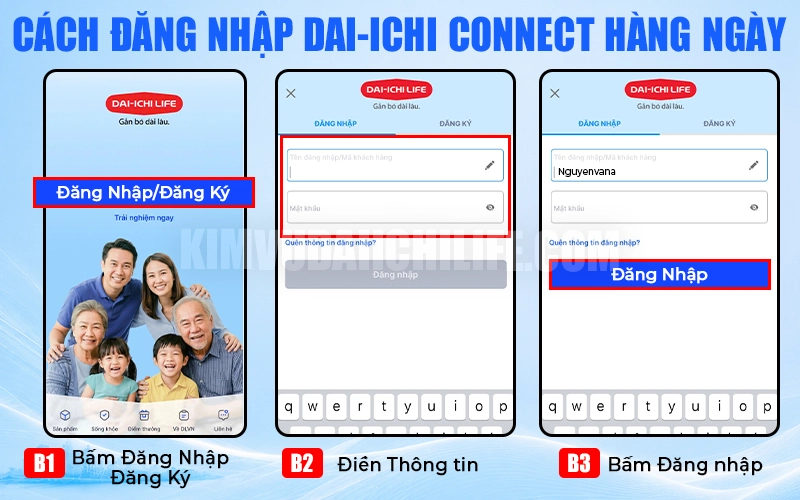 Đăng nhập Dai-ichi Connect