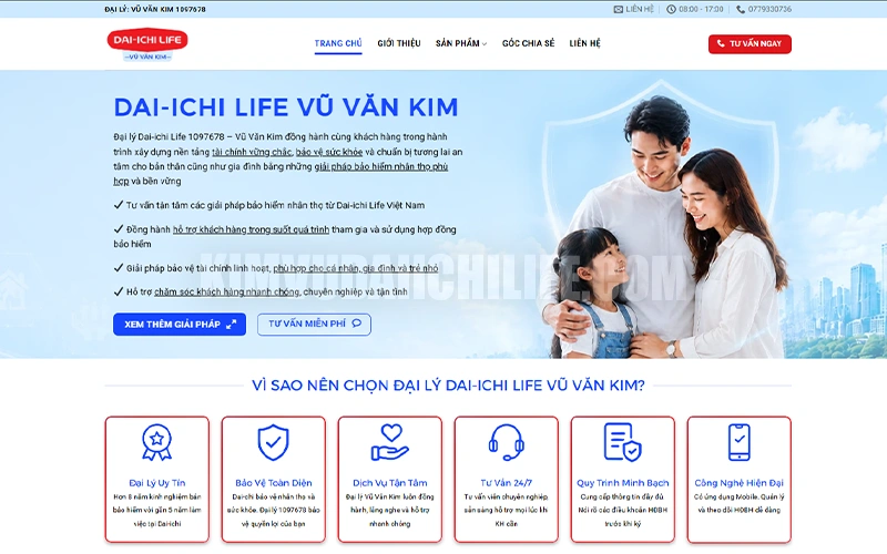 Đại lý Dai-ichi Life Vũ Văn Kim 1097678
