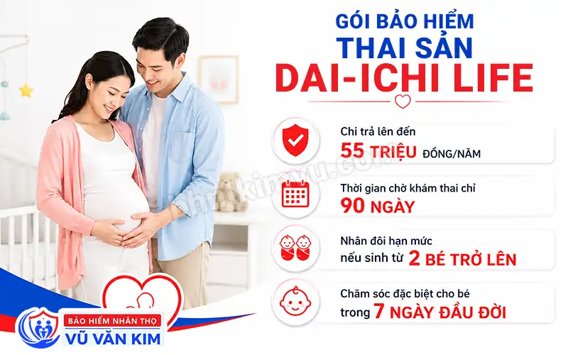 Gói bảo hiểm thai sản Daiichi