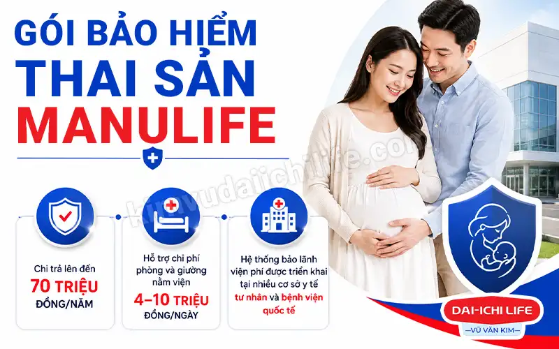 Gói bảo hiểm thai sản của Manulife
