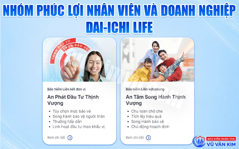 Nhóm bảo vệ và chăm sóc sức khỏe Dai-ichi Life