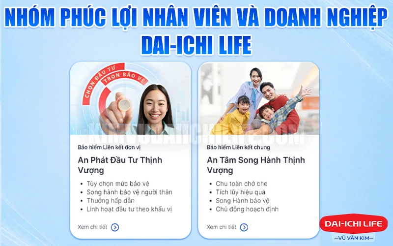Nhóm phúc lợi nhân viên và doanh nghiệp Dai‑ichi Life
