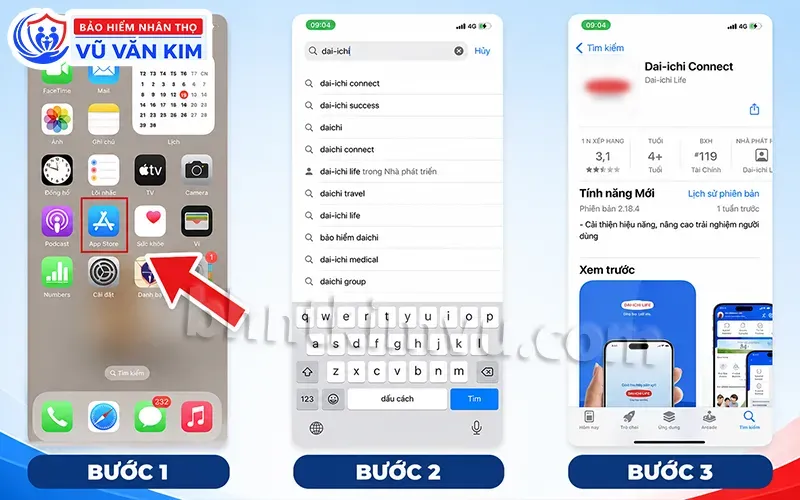 Tải app Dai-ichi Connect trên điện thoại iOS