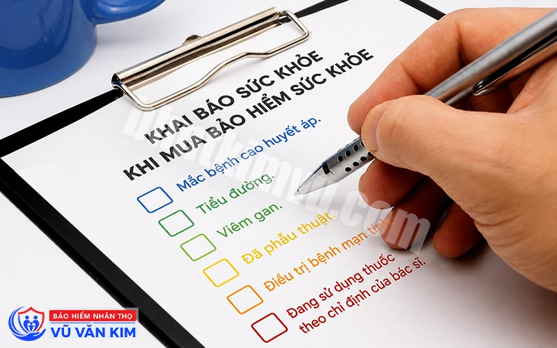 Khai báo sức khỏe khi mua bảo hiểm sức khỏe