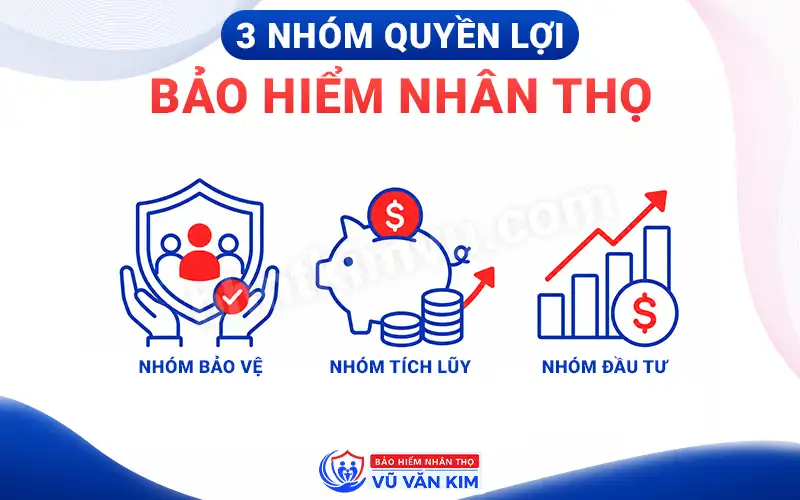 Nhóm quyền lợi của bảo hiểm nhân thọ
